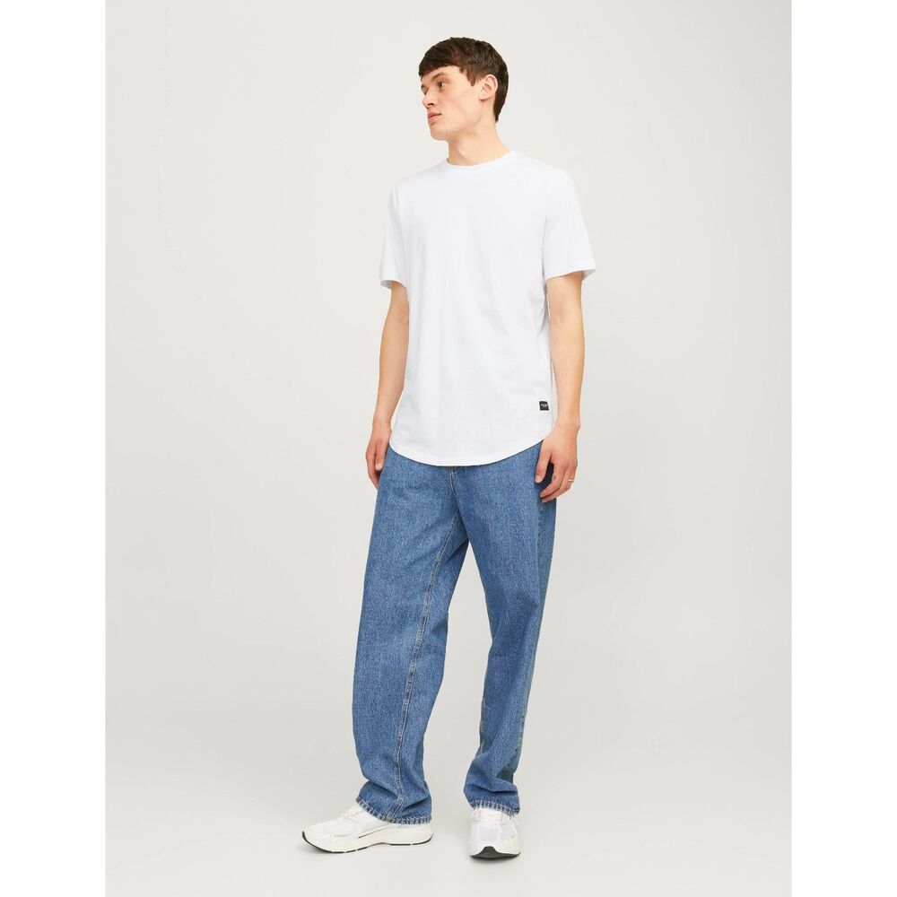 Jack & Jones JJenoa Tee Shirt Crew Neck 4 Pack NWT Large 3 White / 1 Black